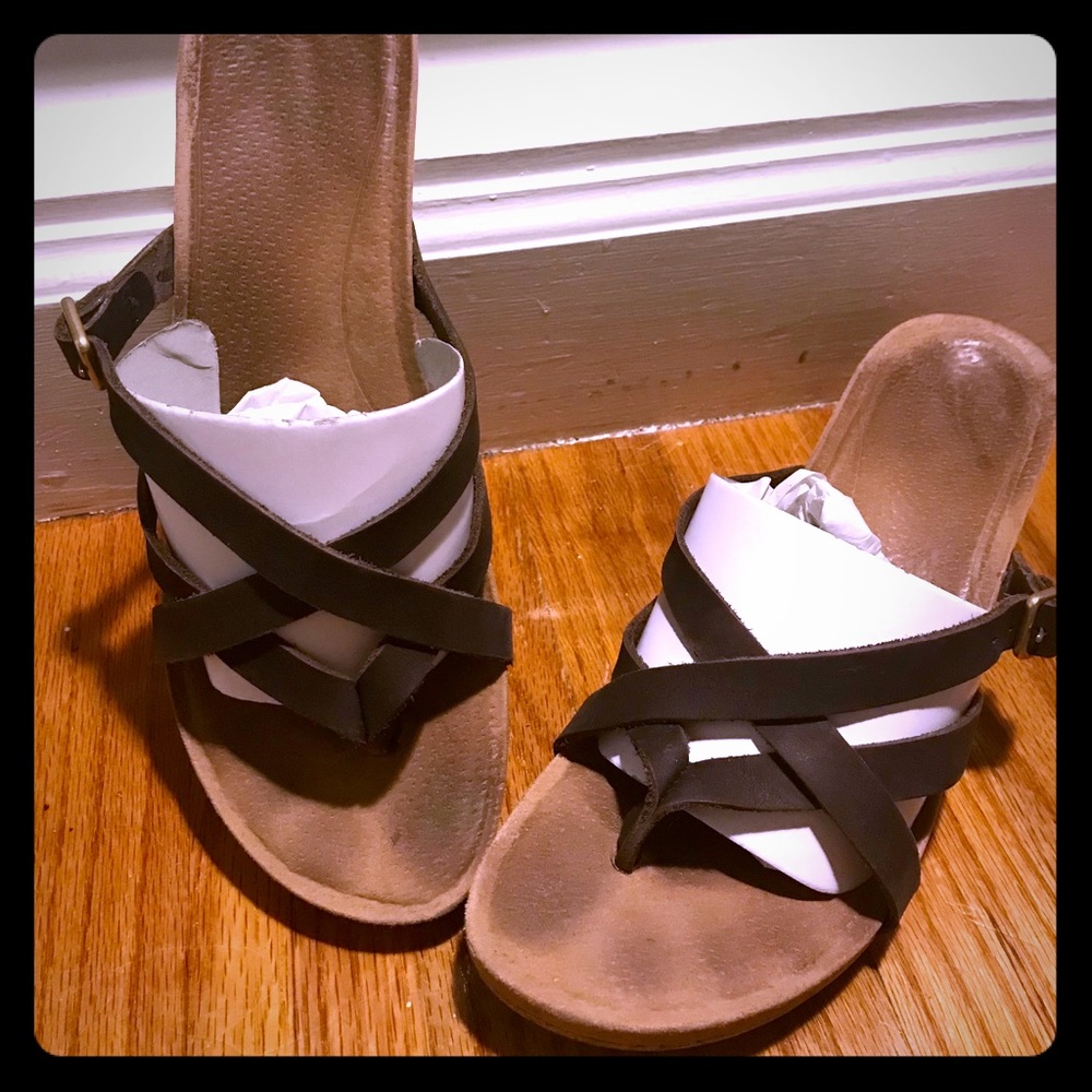 Ugg Australia Leather Wedges